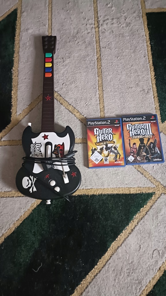 Gitara Guitar Hero + legends od rock i world tour