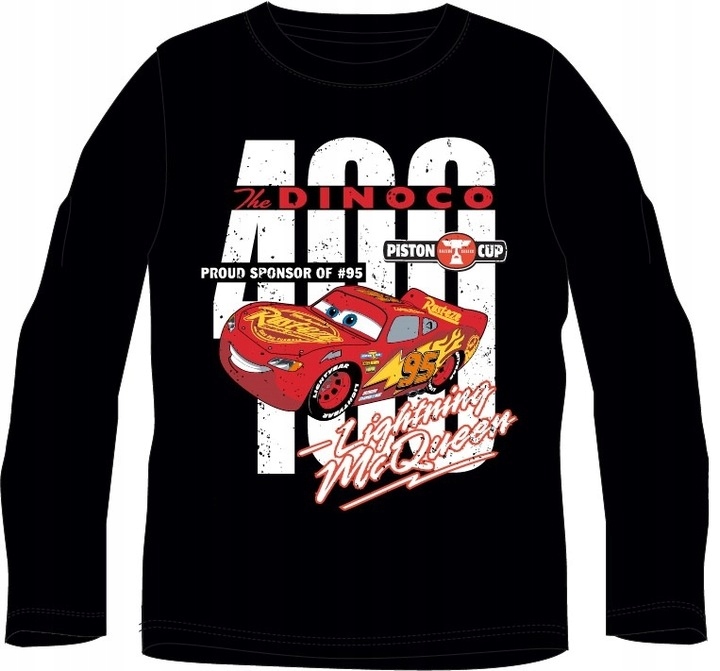 BLUZKA AUTA DISNEY CARS ZYGZAK MCQUEEN ORYGINAL BLUZECZKA LICENCJA 128