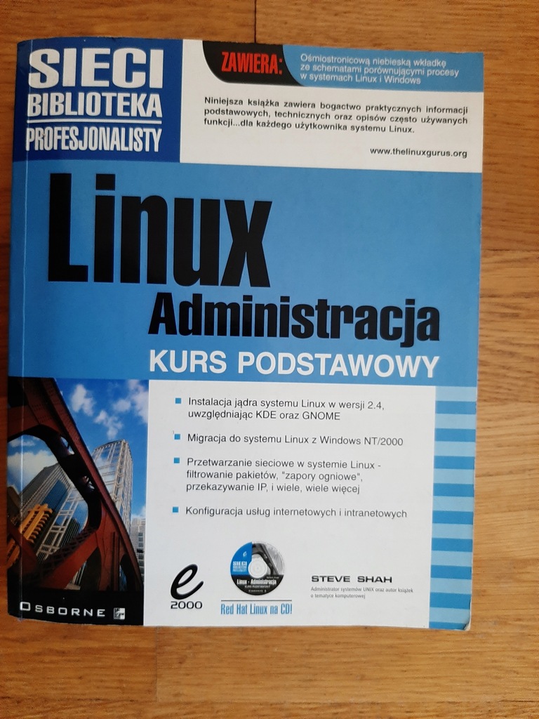 Książka - Linux Administracja, kurs podstawowy +CD