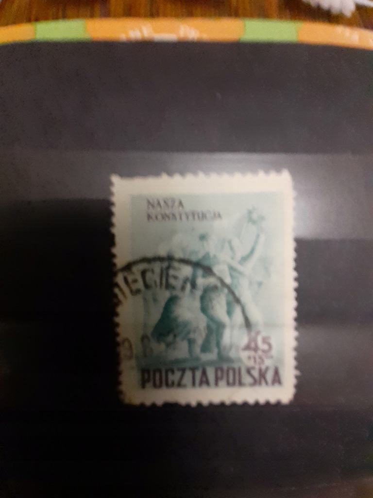Filatelistyka - 1952 - Uchwalenie Konstytucji PRL.