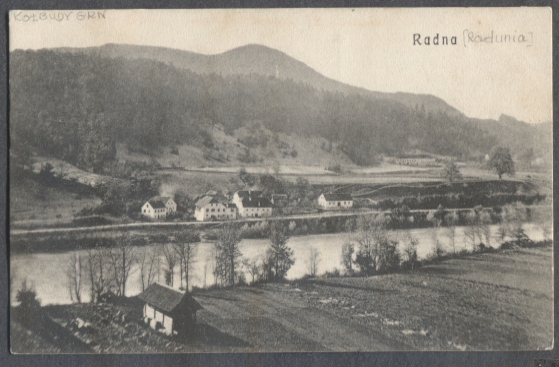 Kolbudy, rzeka Radunia, 1917r.