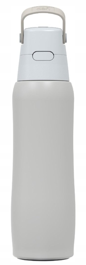 Butelka filtrująca na wodę Dafi Solid Steel 0,8 l szara stalowa na klik
