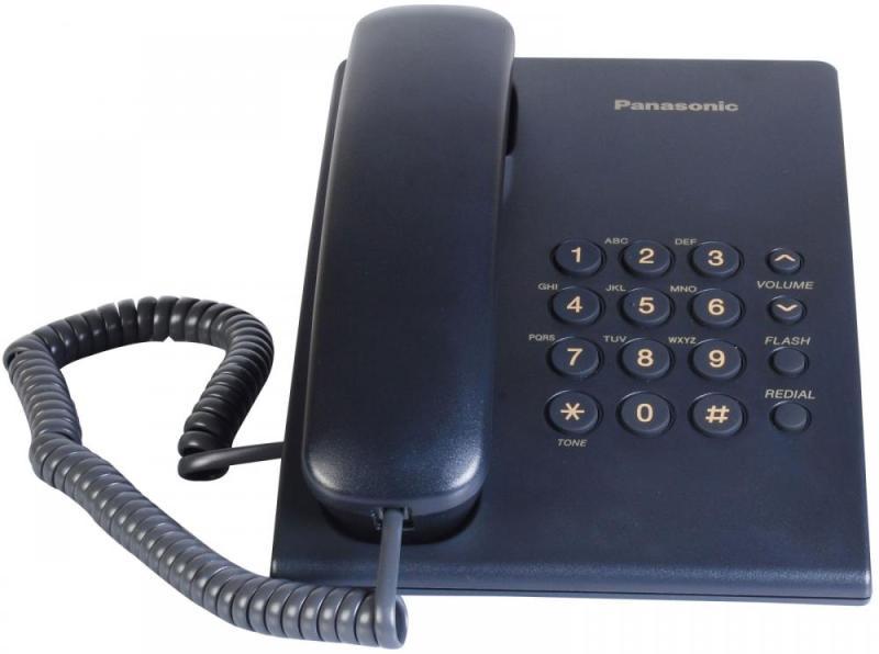 Telefon stacjonarny PANASONIC KX-TS500 PDB Czarny