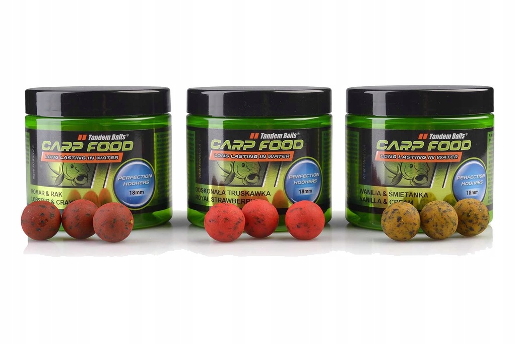 KULKI CARP FOOD PERFECTION HOOKERS 18MM 120G SŁODK