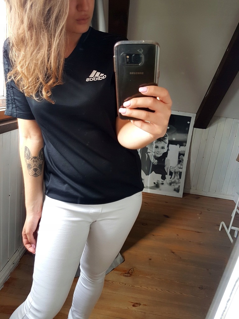 Bluzka koszulka Adidas sportowa czarna