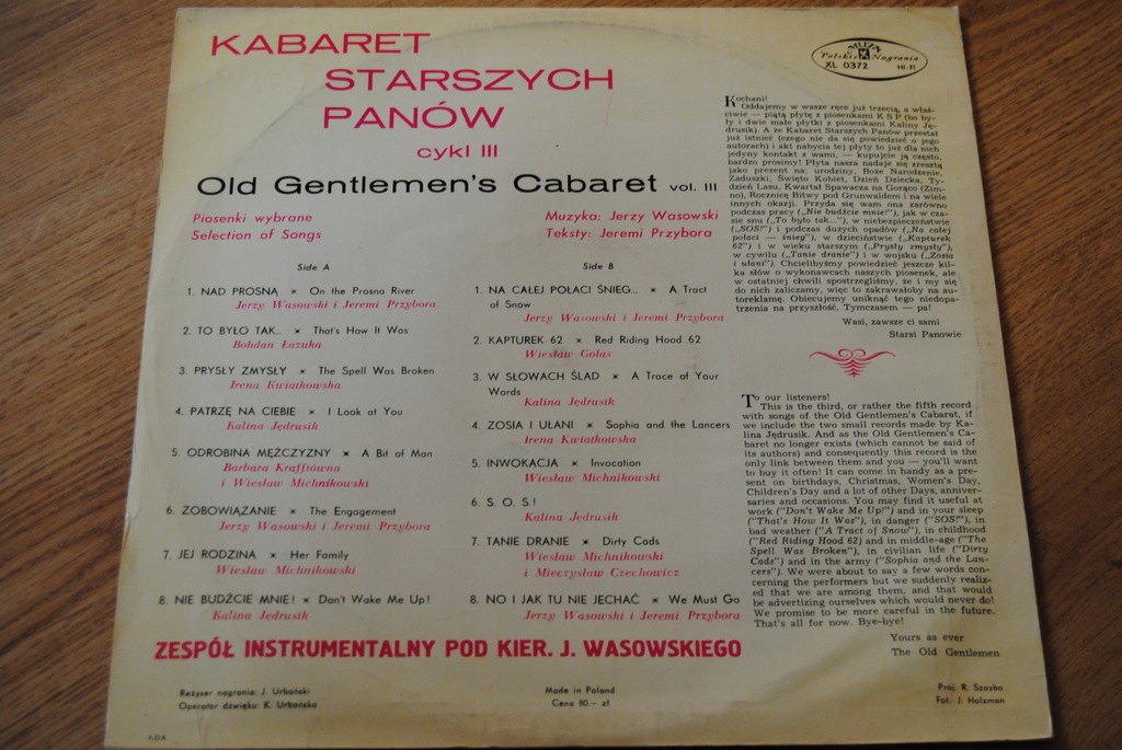 Купить Кабаре старых джентльменов - Избранные песни Цикл 3: отзывы, фото, характеристики в интерне-магазине Aredi.ru