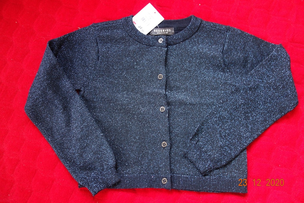 Reserved śliczne bolerko sweterek 116