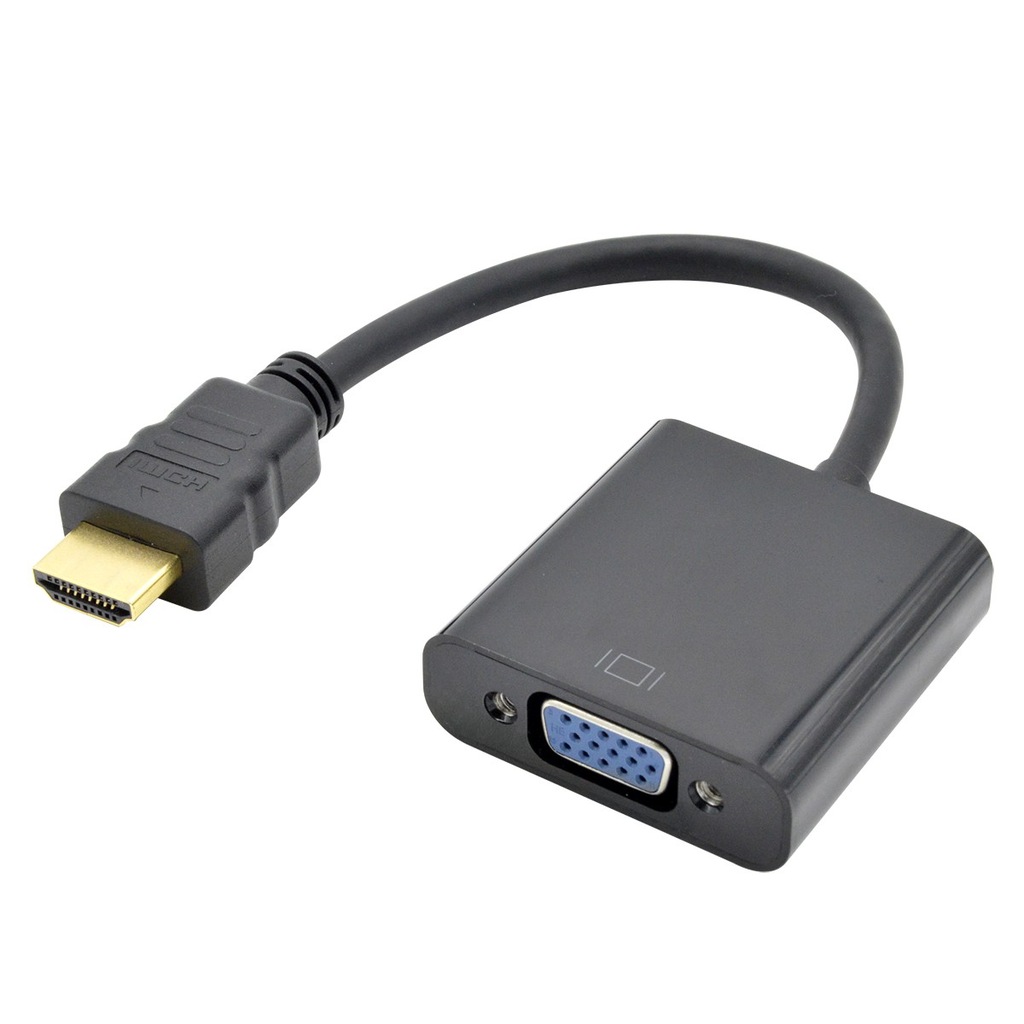 TB KABEL ADAPTER HDMI M- VGA F (D-SUB) VIDEO GOLD