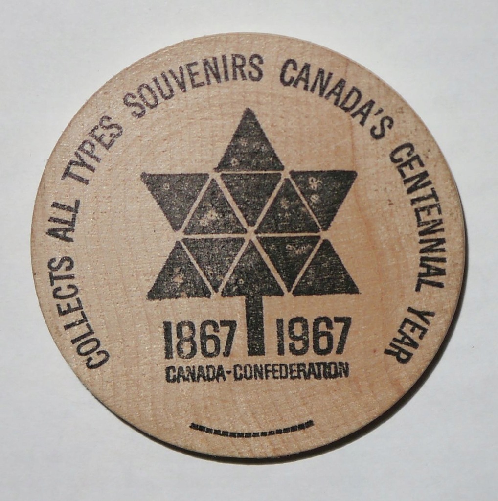 WOODEN NICKEL CNA EDMONTON KANADA 1979