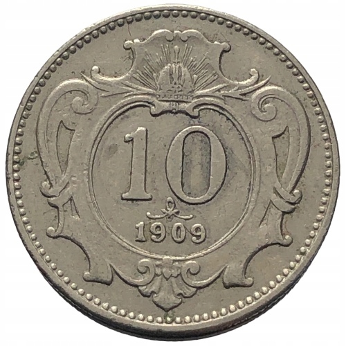 59464. Austria - 10 halerzy - 1909r.