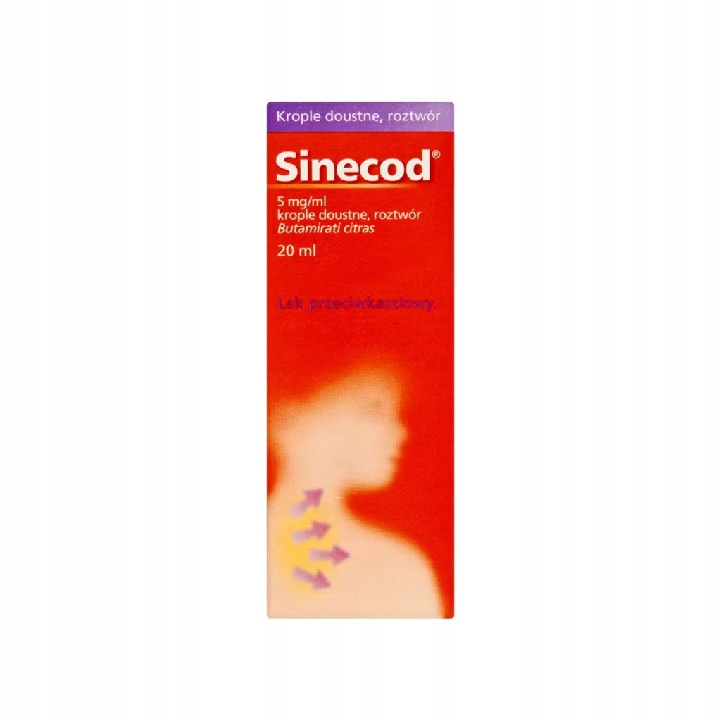 Sinecod krople doustne 5 mg/ml, 20 ml