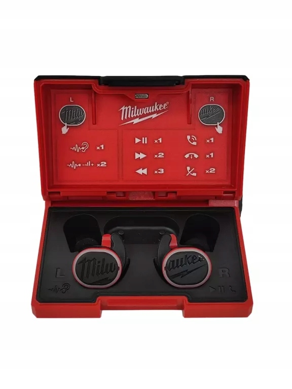 SŁUCHAWKI BEZPRZEWODOWE BLUETOOTH DOKANAŁOWE MILWAUKEE L4RLEPB
