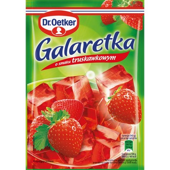 Dr. Oetker Galaretka o smaku truskawkowym 72 g