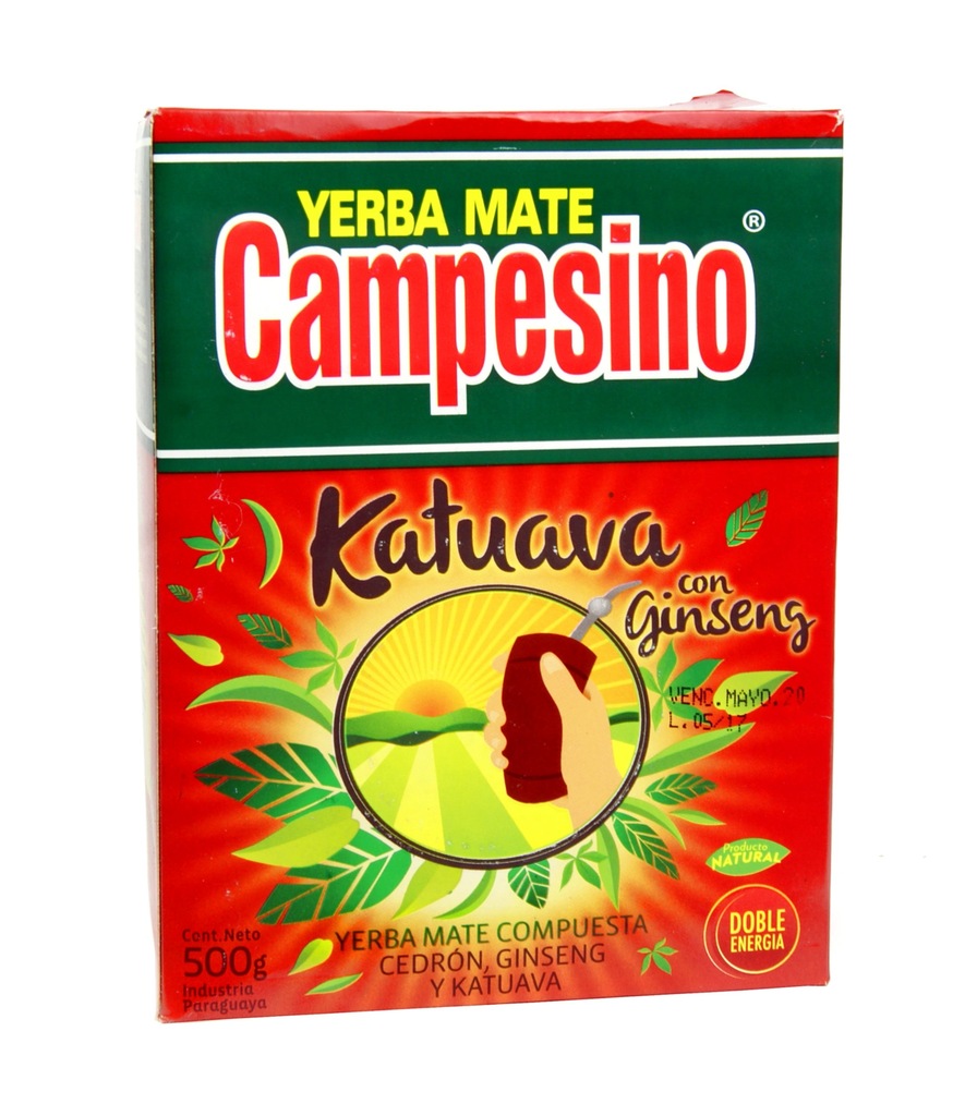 Yerba Mate Campesino Katuava + Żeń-szeń 500g