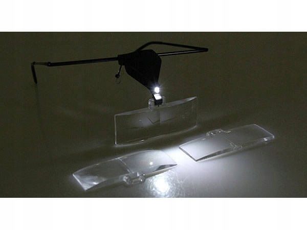 Lupa okulary zegarmistrzowska led 3,5x wymienne