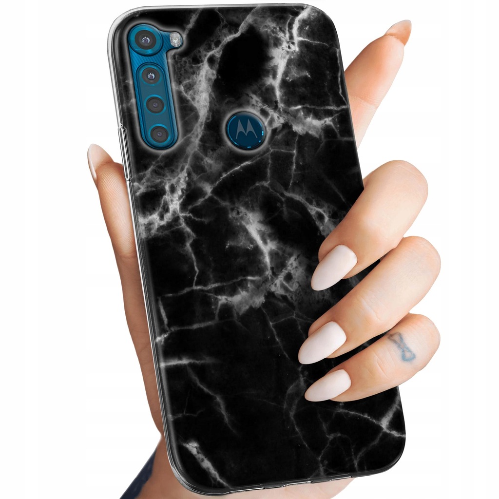ETUI DO MOTOROLA ONE FUSION PLUS WZORY MARMUR MARBLE KAMIENIE NATURALNE