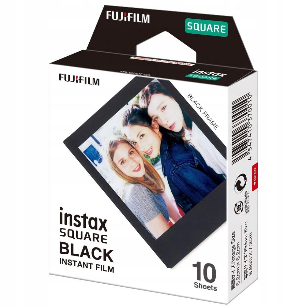 Wkład Fujifilm Instax Square Black 10 sztuk