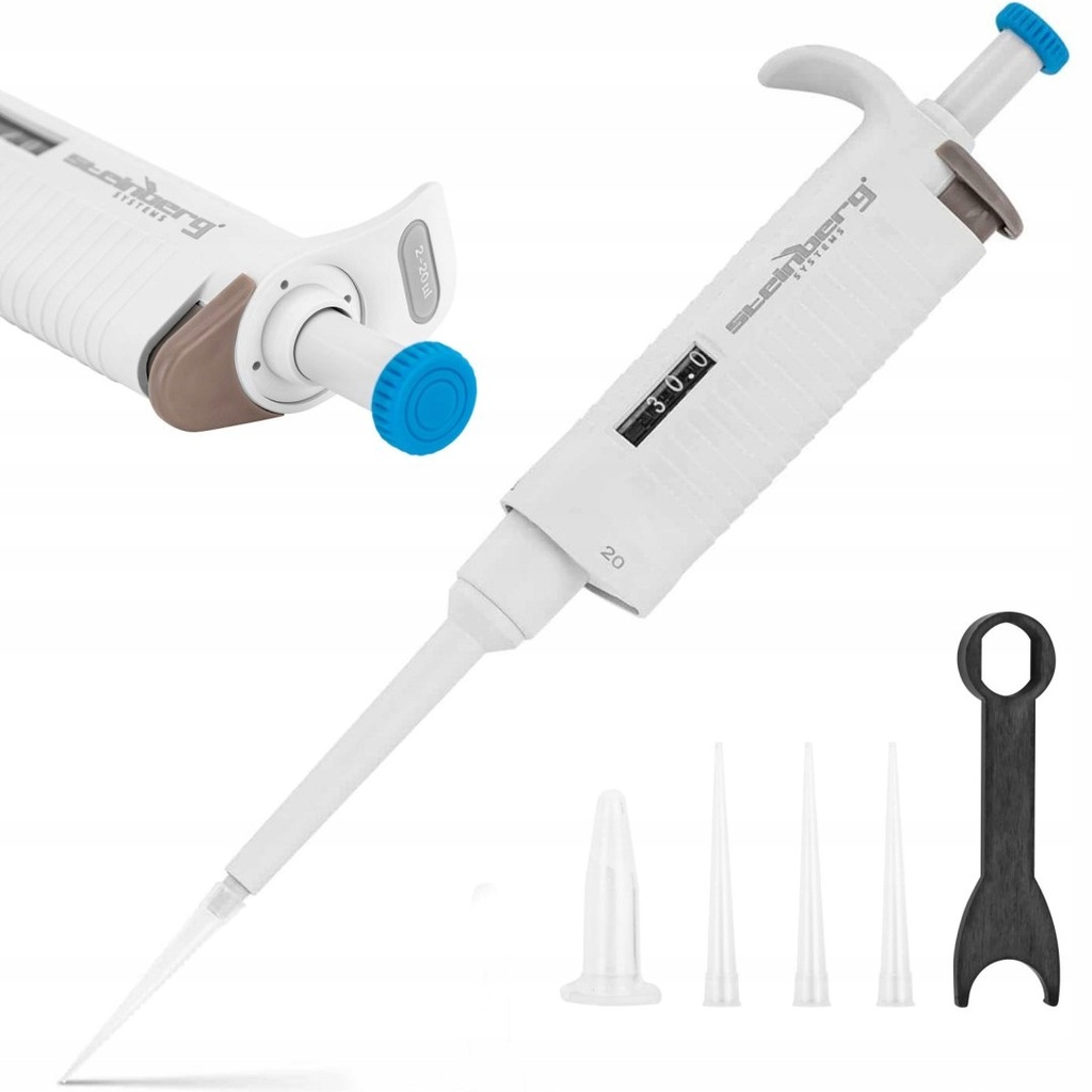 Pipeta laboratoryjna jednokanałowa 0.002-0.02 ml