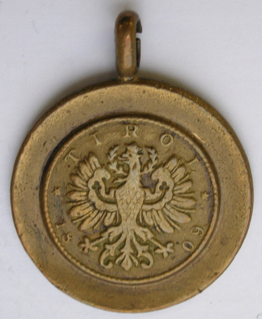 Austro-Węgry Tyrol medal wojny Napoleońskie 1809