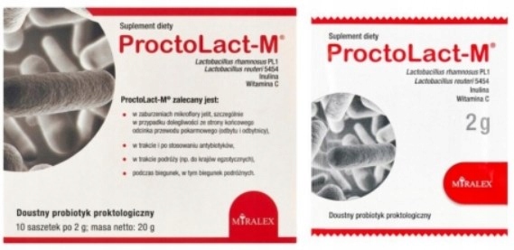 Proctolact-M probiotyk na hemoroidy 10 saszetek