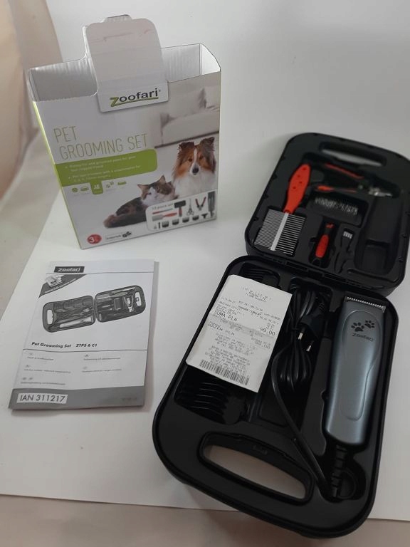 MASZYNKA PET GROOMING SET ZOOFARI 8353622896 oficjalne archiwum Allegro