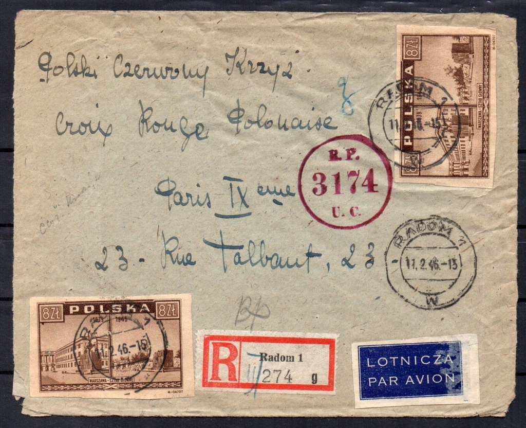 Купить 1946 Фи. 384 цензурное письмо 3174: отзывы, фото, характеристики в интерне-магазине Aredi.ru