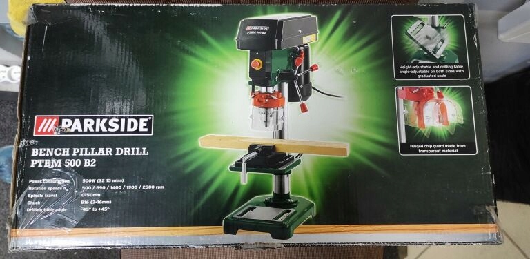 Parkside Ptbm 500 D4 Parkside Bench Pillar Drill WIERTARKA STOŁOWA