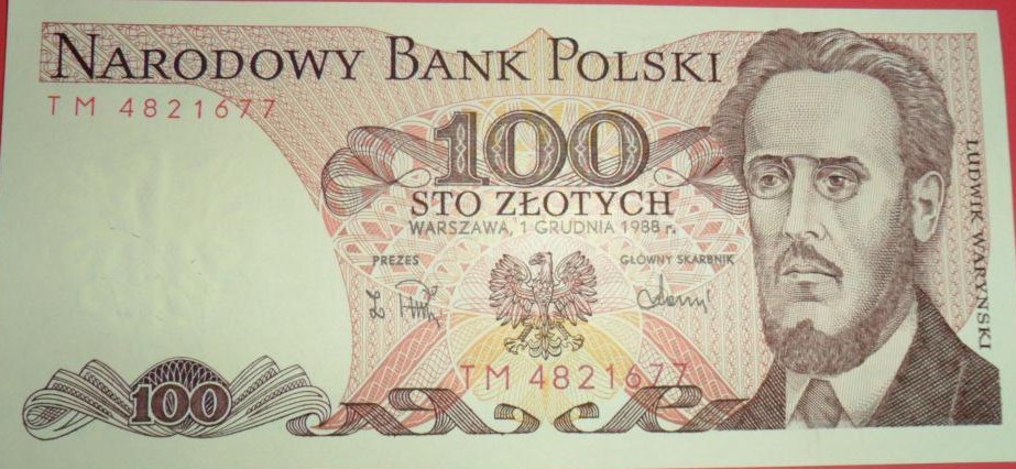 100 zł. z PRL nówka bankowa