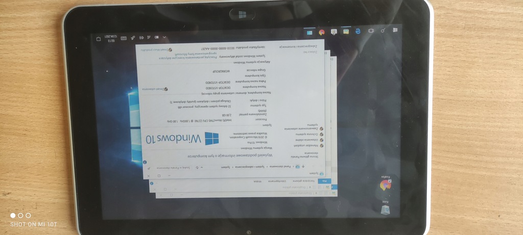 TABLET HP HQ-TRE 71004 WIN10 ATOM 1,8GHZ 2GB