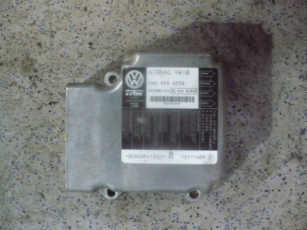 VW PASSAT B7 SENSOR AIRBAG 5N0959655R STAN BDB 13228554911