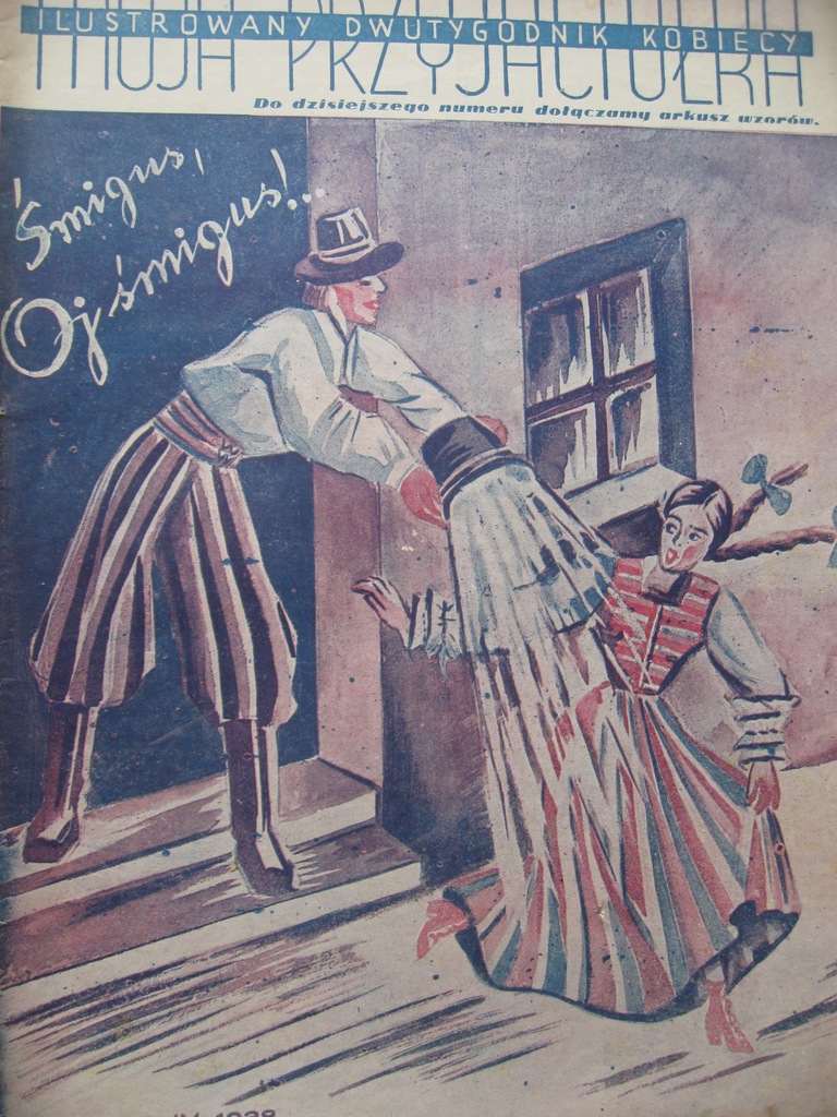 MOJA PRZYJACIÓŁKA Reklamy DH Woźniak Wedel 1938