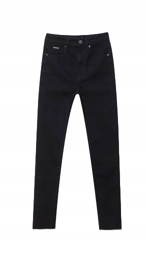 STRADIVARIUS PUSH UP SPODNIE JEANSOWE r.38