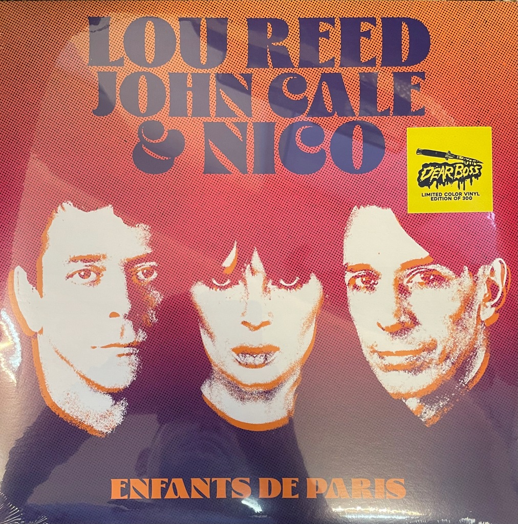 Lou Reed, John Cale, Nico Enfants De Paris Live At The Bataclan Paris 72 LP