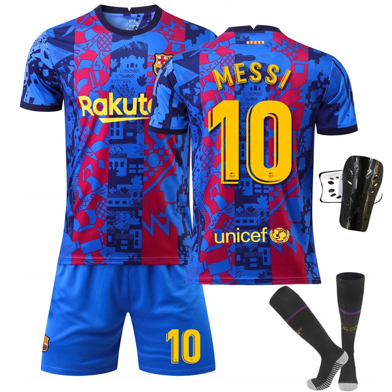 2122 FC Barcelona MESSI Strój Piłkarski - 14372269871