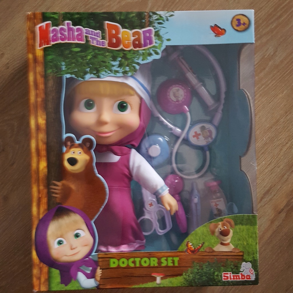 Masza i niedźwiedź Simba Zestaw Lekarz Doctor Set