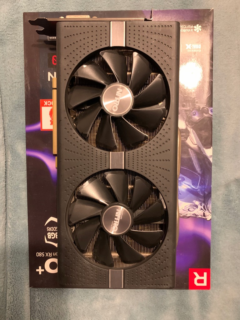 Sapphire Nitro+ RX 580 8GB, Gwar, Komplet!