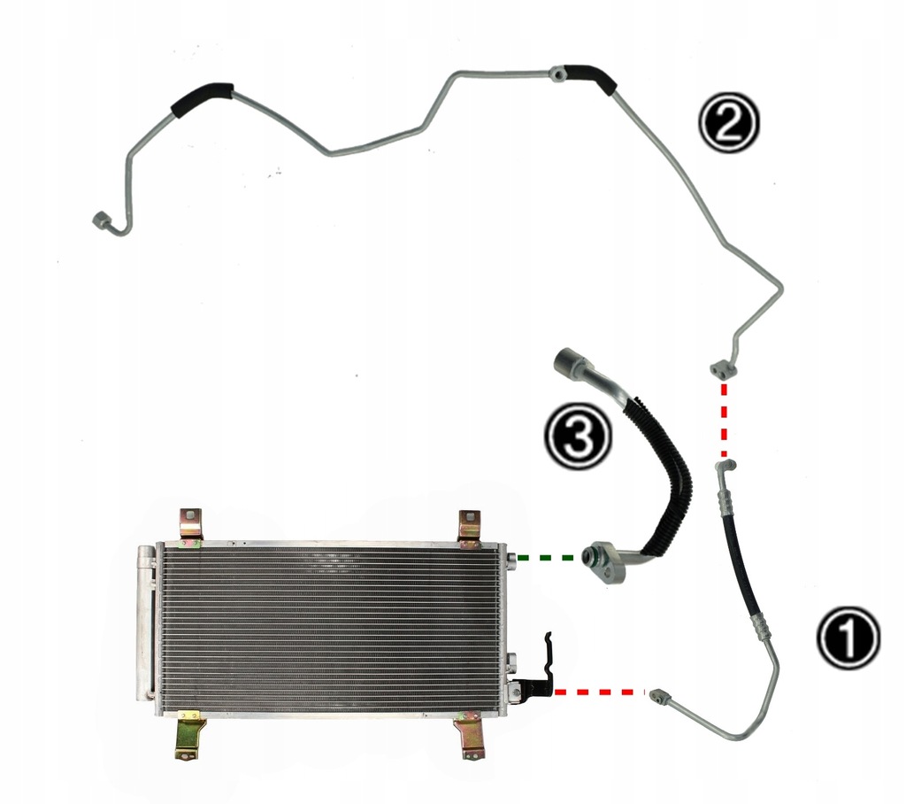 RURKA KLIMATYZACJI MAZDA 6 GG GY 2002R07 6146X