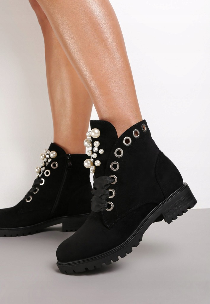 Czarne Botki 38
