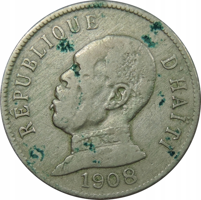 50 CENTIMES 1908 - STAN (3) - HAITI 1