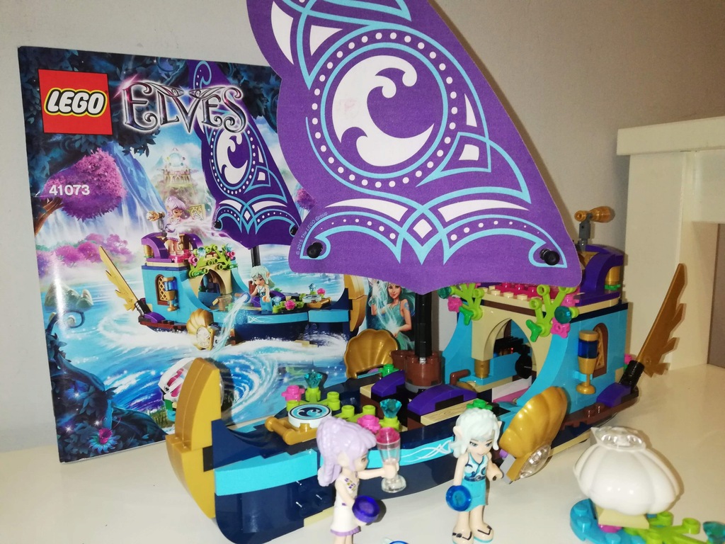 lego elves 41073 statek Naidy