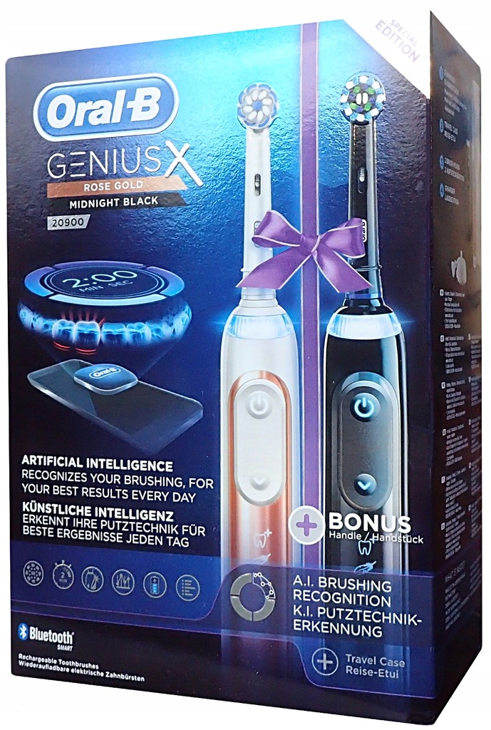 Oral-B Genius X 20900 - 2x Szczoteczka - zestaw