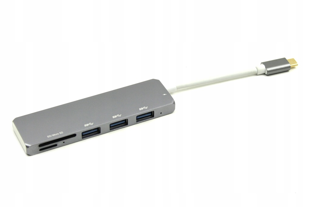 Купить АДАПТЕР-концентратор, разветвитель 6 в 1 USB-C 3xUSB 3.0 SD mSD: отзывы, фото, характеристики в интерне-магазине Aredi.ru