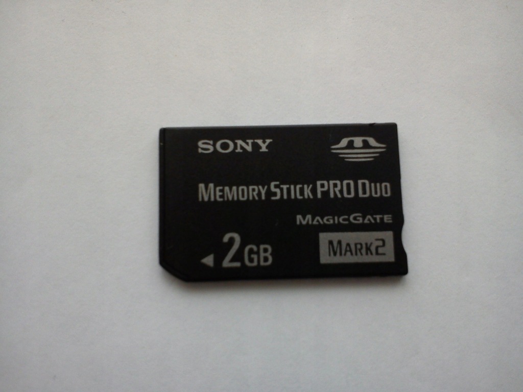 KARTA PAMIĘCI SONY MemoryStick PRO DUO 2GB mark2