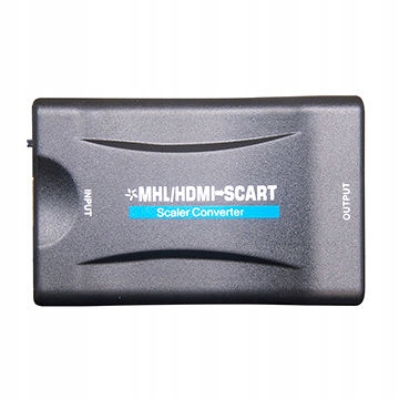 ADAPTER / KONWERTER / PRZEJŚCIÓWKA HDMI TO SCART