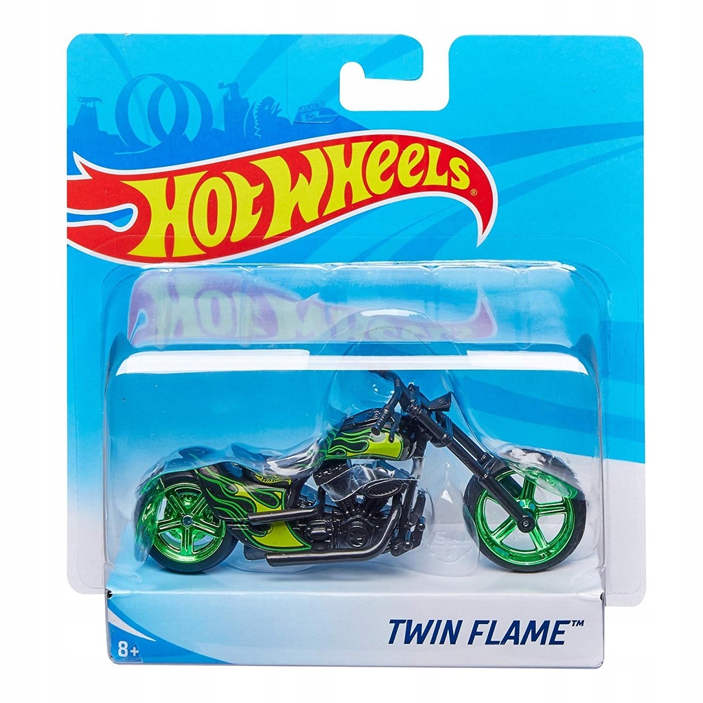 HOT WHEELS MOTOCYKL TWIN FLAME X7722