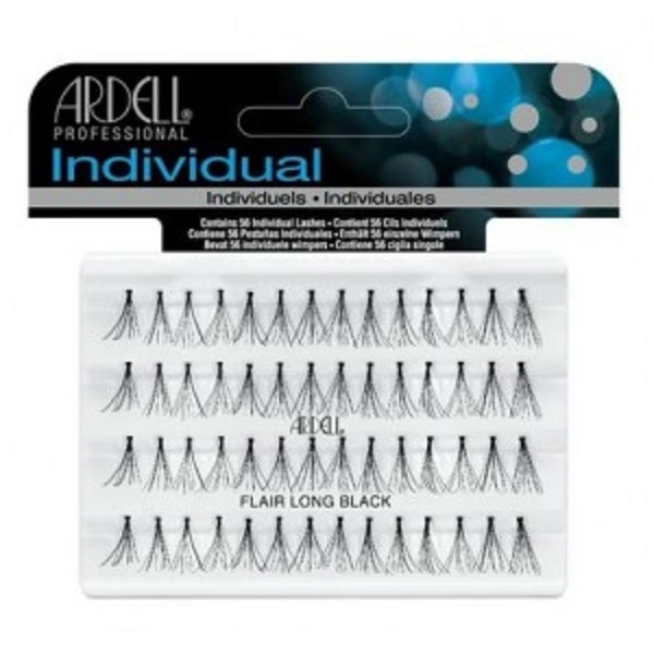 ARDELL Individual Knotted zestaw 56 kępek rzęs Long Black P1