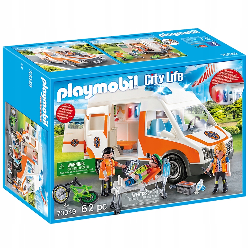 Karetka ze światłem i dźwiękiem Playmobil 70049