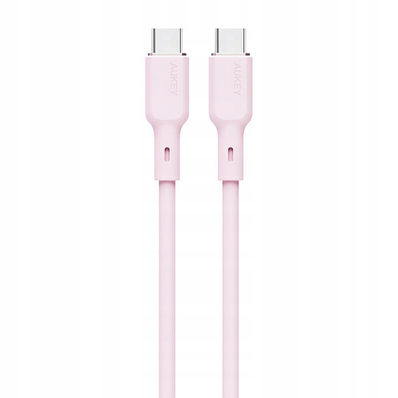 Kabel USB-C do USB-C Aukey CB-SCC102, 100W, 1.8m (różowy)