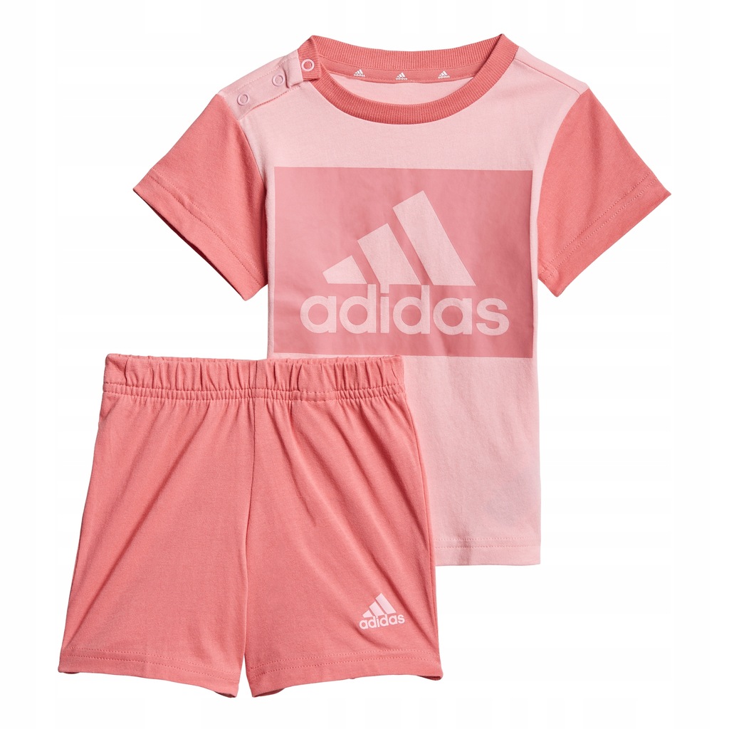 Adidas komplet dziecięcy 2 szt. elementowy różowy rozmiar 68