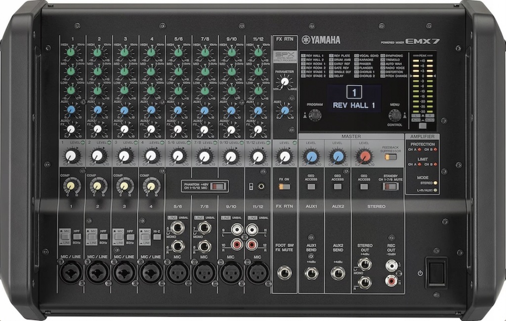 Yamaha EMX 7 - powermikser 2 x 710W